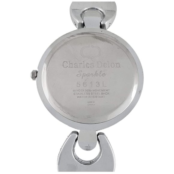Charles Delon Dress/Formal Silver/Black Watch Charles Delon Dress/Formal Style Silver Watch main image 4